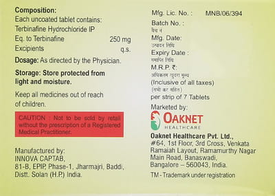 Topcos 250mg Strip Of 7 Tablets