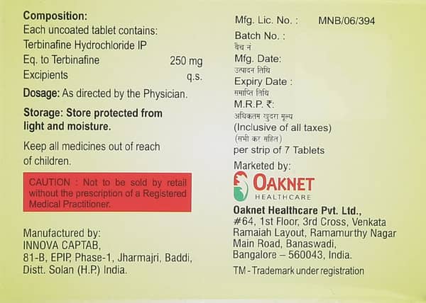 Topcos 250mg Strip Of 7 Tablets