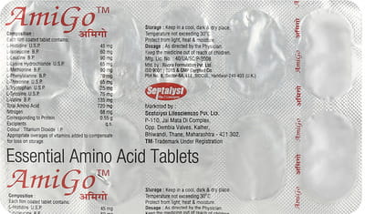 Amigo Strip Of 10 Tablets