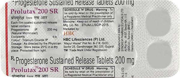 Prolutax Sr 200mg Strip Of 10 Tablets