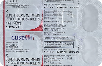 Glista M 1mg Strip Of 10 Tablets