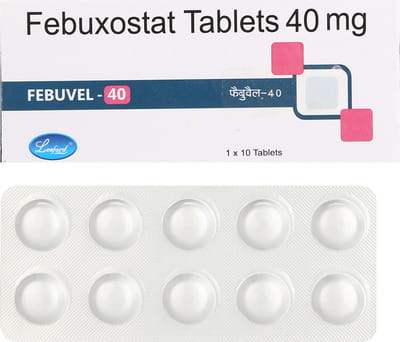 Febuvel 40mg Strip Of 10 Tablets