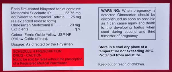 Olkem Beta 25mg/20mg Strip Of 10 Tablets