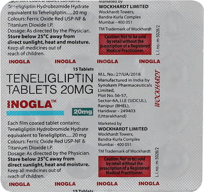 Inogla 20mg Strip Of 15 Tablets