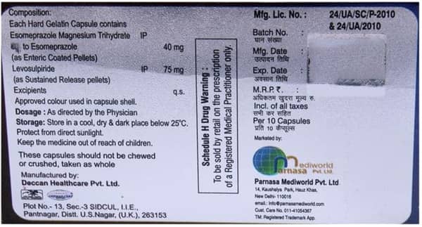 Isozole L 40mg/75mg Strip Of 10 Capsules