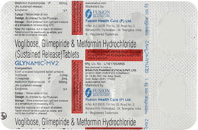 Glynamic Mv 2mg Strip Of 10 Tablets