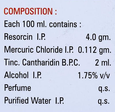 Solu Resorcinol Bottle Of 100ml Lotion