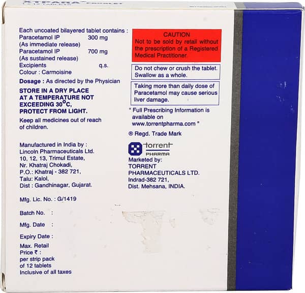 एक्स्ट्पैरा प्रोग्लेट एसआर 1000 टैबलेट