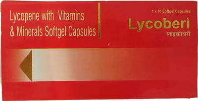 Lycoberi Strip Of 10 Softgel Capsules