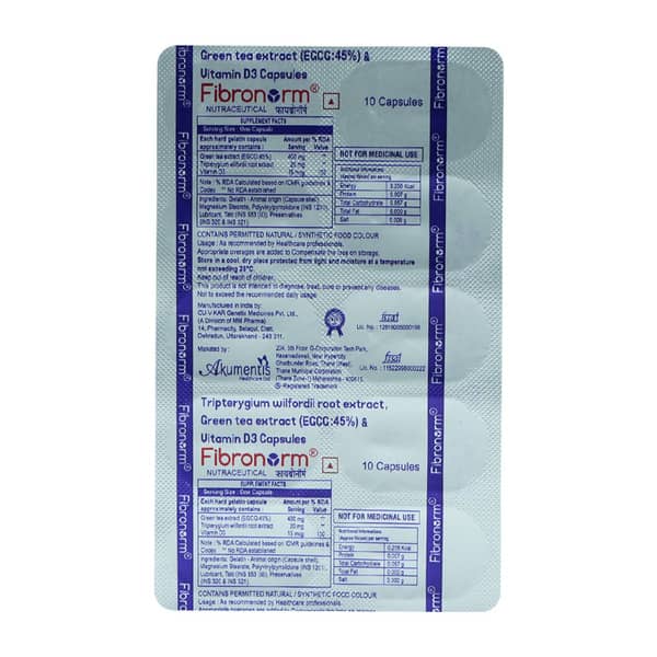 Fibronorm Strip Of 10 Capsules