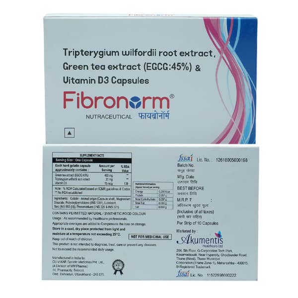 Fibronorm Strip Of 10 Capsules