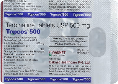 Topcos 500mg Strip Of 7 Tablets