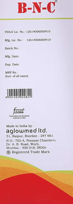 B N C Strawberry Flavour Bottle Of 200ml Syrup