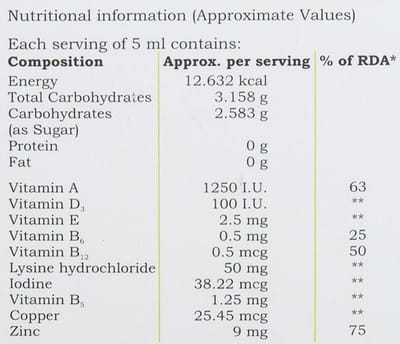 B N C Strawberry Flavour Bottle Of 200ml Syrup