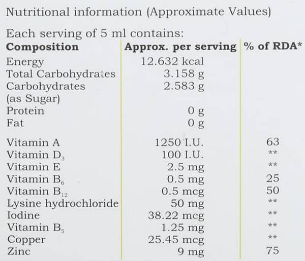 B N C Strawberry Flavour Bottle Of 200ml Syrup