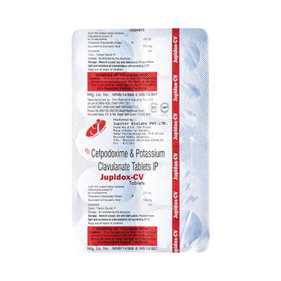 Jupidox Cv Strip Of 10 Tablets