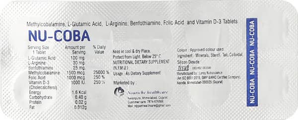 Nu Coba Strip Of 10 Tablets