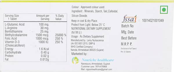 Nu Coba Strip Of 10 Tablets