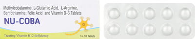 Nu Coba Strip Of 10 Tablets
