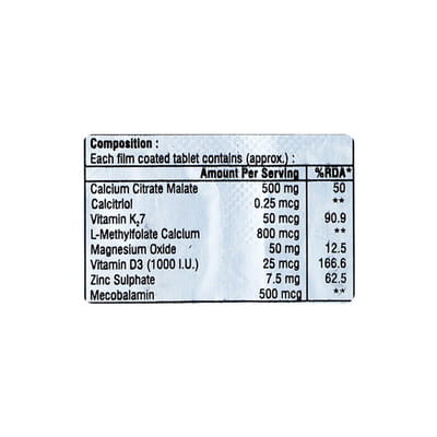 Arecal Strip Of 10 Tablets