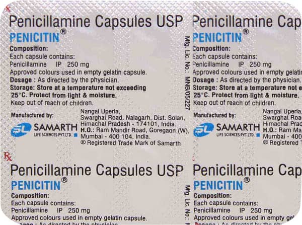 Penicitin 250mg Strip Of 10 Capsules