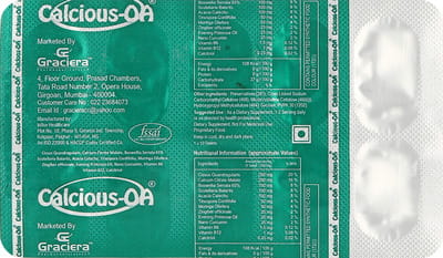 Calcious Oa Strip Of 10 Tablets