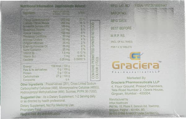 Calcious Oa Strip Of 10 Tablets
