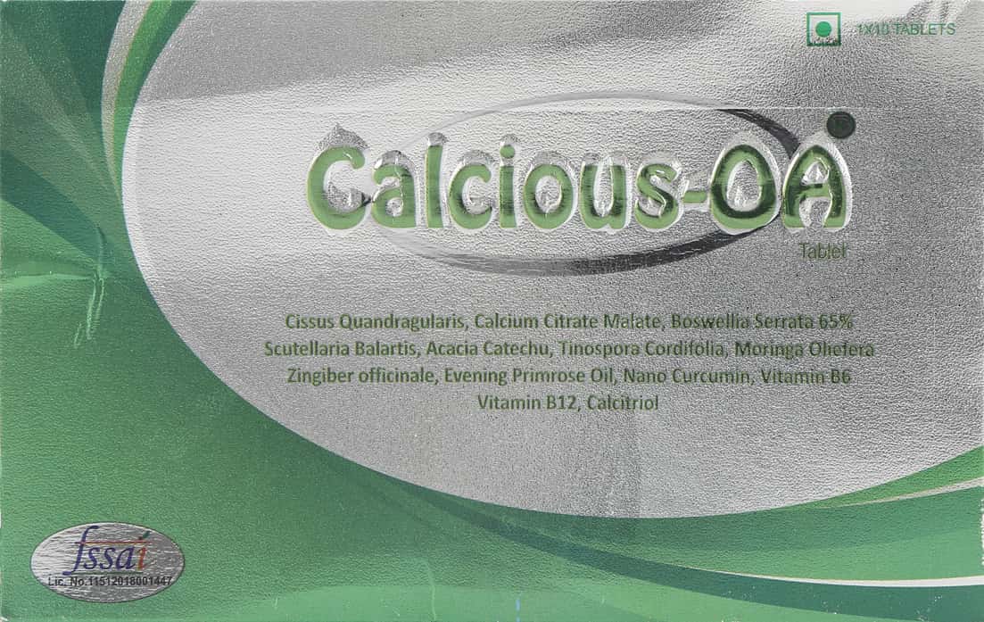 Buy Calcious Oa Tablet (10) Online & Save Up to 24% at PharmEasy