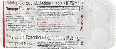 Tamepro 25mg Strip Of 10 Tablets