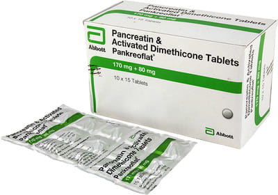 Pankreoflat Strip Of 15 Tablets