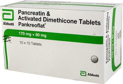Pankreoflat Strip Of 15 Tablets