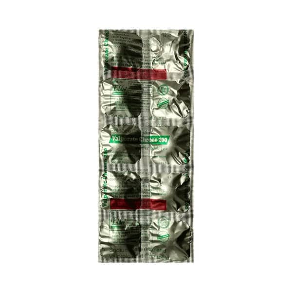 Valporate Chrono 200Mg Strip Of 10 Tablets