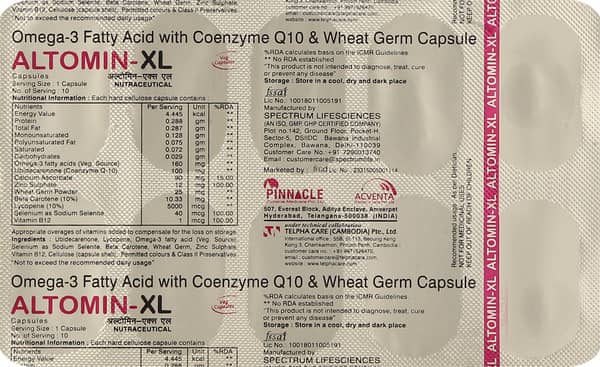 Altomin Xl Strip Of 10 Capsules