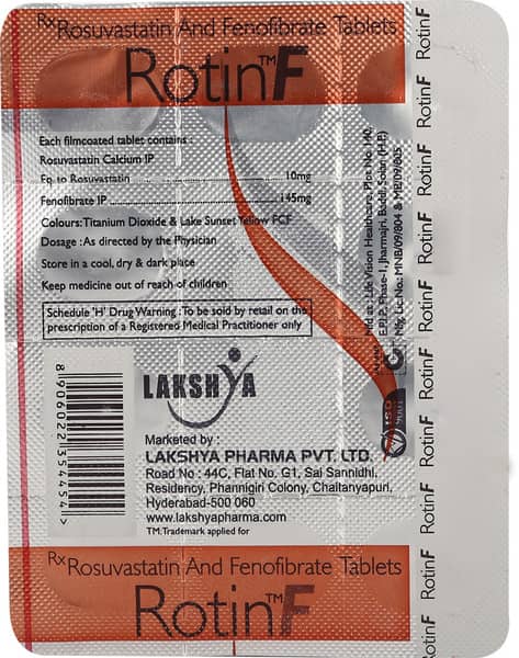 Rotin F 10mg Strip Of 10 Tablets