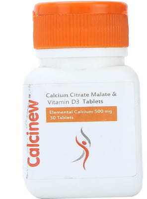 Calcinew Bottle Of 30 Tablets