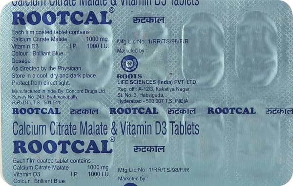 Rootcal Strip Of 10 Tablets
