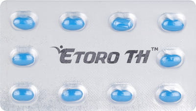 Etoro Th 60/4mg Strip Of 10 Capsules