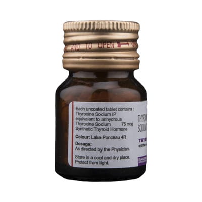 Thyrotop 75mcg Strip Of 30 Tablets