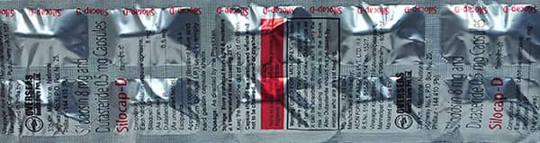 Silocap D 8/05Mg Strip Of 10 Capsules