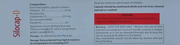 Silocap D 8mg Strip Of 10 Capsules
