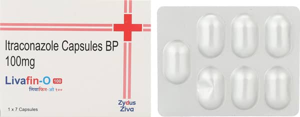 Livafin O 100Mg Strip Of 7 Capsules