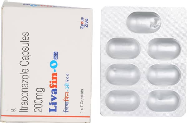 Livafin O 200Mg Strip Of 7 Capsules