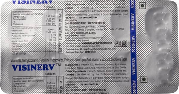 Visinerv Strip Of 10 Tablets