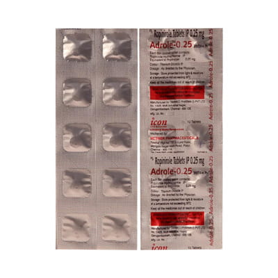 Adrole 0.25mg Strip Of 10 Tablets