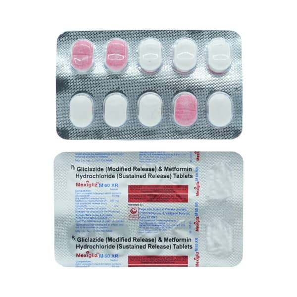 Mexigliz M 60mg Xr Strip Of 10 Tablets