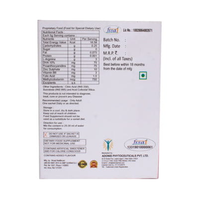 L Sure Plus Sugar Free Lemon Flavour Sachet 5gm