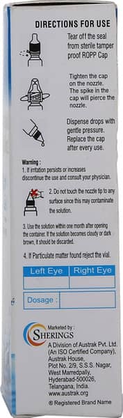 Tear Lub Gel Bottle Of 10ml Eye Drops