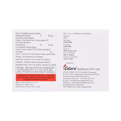 Rabicel Dsr Strip Of 10 Capsules