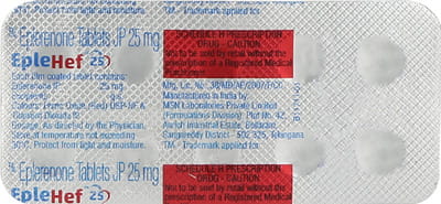 Eplehef 25mg Strip Of 10 Tablets