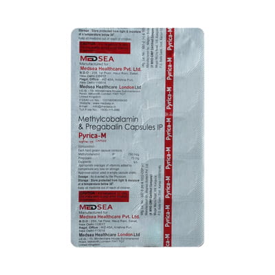 Pyrica M Strip Of 10 Capsules